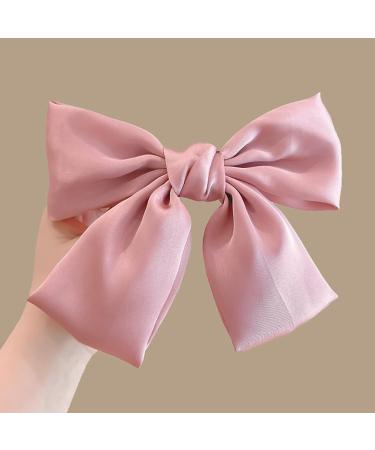 4 Pieces Silky Satin Hair Bows Bow Hair Clips Ribbon Bow Hairpins Bow Hair Pins Bowknot Hair Barrettes Hair Bow Accessories for Women Girls Red and Pink - Buy Online on GoSupps.com