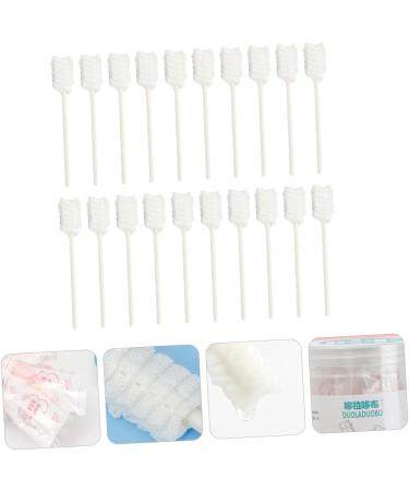 Combined 30th Baby Tongue Brush & Oral Compression Stick - Mouth Cleaning Sponge Swab for Newborns | Soft Safe & Effective Tongue Care - Buy Online on GoSupps.com
