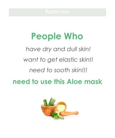 Farmstay Korean Aloe Hydration Facial Mask Sheet - Pack of 10 | Revitalize Dry & Dull Skin | Soothing & Hydrating | Let It Brighten Your Day - Buy Online on GoSupps.com