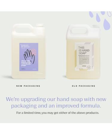 Evolved By Nature Lemongrass Lavender Liquid Hand Soap Refill - 128oz Biodegradable Hand Wash with Moisturizing Ingredients - Buy Online on GoSupps.com