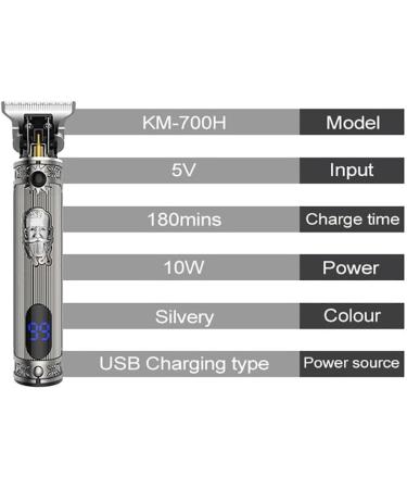 Professional Hair Clippers for Men | Powerful Cordless Metal Trimmer | Electric Beard Cutting Set - Buy Online on GoSupps.com
