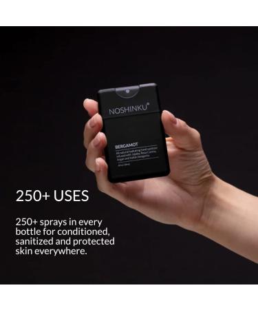 Noshinku Organic Hand Sanitizer Discovery 4-Pack | Moisturizing Mist with Botanical Oils | Kills 99.9% of Germs | FDA Registered | Travel Size Refillable - Buy Online on GoSupps.com