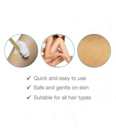 Clean + Easy Bleach Cream Hair Lightener - 2 oz | Gentle Skin-Safe Formula for Facial and Body Hair - Buy Online on GoSupps.com