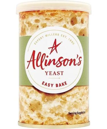 Allinson's | Easy Bake Yeast Tin 6X100G (600g) | Fast Action Yeast | Makes up to 14 loaves | Quality ingredients | Suitable for vegetarians and vegans - Buy Online on GoSupps.com