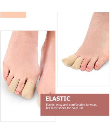 minkissy 2 Pairs Hand Toe Protector Silicone Gel Silicone Toe Sleeves Silicone Toe Protectors Toe Tubes Big Toe Caps Toe Covers Toe Sleeve Toe Sleeve with Gel Lining Top Cover 4x2.5cm - Buy Online on GoSupps.com