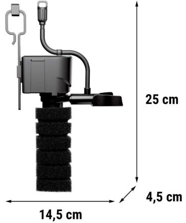 Tetra FilterJet 400 - Powerful Aquarium Internal Filter with Oxygen Enrichment for Aquariums Up to 120L | International Shipping Available - Buy Online on GoSupps.com