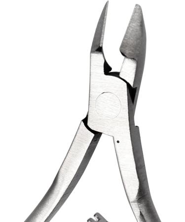 sourcingmap Silver Tone Stainless Steel Dead Skin Cuticle Pusher Remover Scissors - Buy Online on GoSupps.com