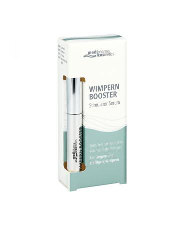 Medipharma Cosmetics Eyelash Booster Serum - Silicon Free & Paraben Free Natural Eyelash Growth Enhancer - Best Lash and Eyebrow Serum for Longer Thicker Fuller and Healthier Lashes