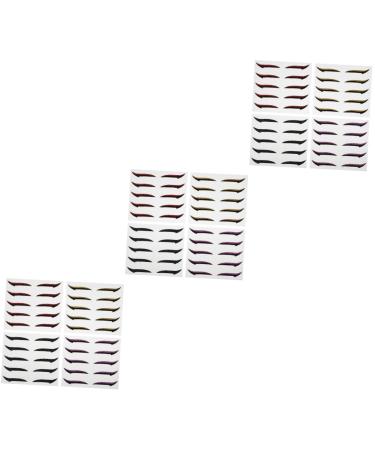 Didiseaon 60 Pairs Eyeshadow Stickers Eye Makeup Decals Eyelid Stickers Eye Makeup Tools Make up Line Paper