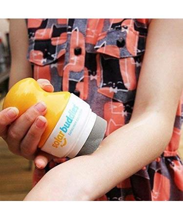 Duo Pack Solar Buddies Refillable Roll-On Sponge Applicator | Travel Size 100ml for Sunscreen & Lotions - Perfect for Kids Adults & Families - Buy Online on GoSupps.com