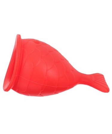 FRCOLOR Outil Repulpant De L vres En Silicone Forme Poisson Rouge Repulpeur L vres Par Succion Pour Femmes Usage Portable Et Facile Nettoyer