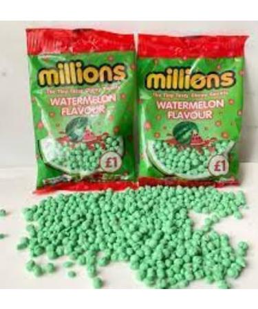 Millions Watermelon Hanging Bags 3 x 110g Delicious Special For Easter Tasty And Twisty Treat Gift Hamper Christmas Birthday Easter Gift Sold By Kidzbuzz - Buy Online on GoSupps.com