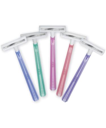 BIC Twin Lady Sensitive Razor - 5 Packs of 5 Razors (25 Total) | Gentle Dual-Blade Shaving for Women - Buy Online on GoSupps.com