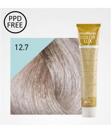  Design Look Color Lux 12.7 Super Platinum Blonde Iridescent Extra Hair Color 100ml - Buy Online on GoSupps.com