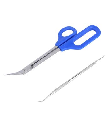 Long Handled Toenail Scissors Set Stainless Steel Long Handled Pedicure Nail Tool Set Toenail Scissors Nail File