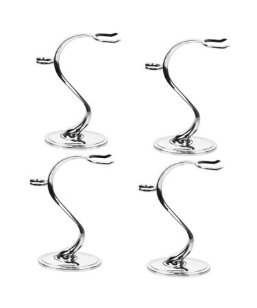 Fomiyes 4 piece of razor holder Razor For men men's shaving stands Restaurant Razor Razor For Men's Bartbrush Bracket Electrical Cleaning Tools Man Zinklegung