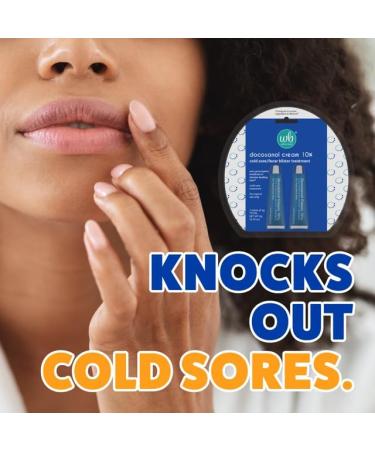 Buy Cold Sore Treatment - Docosanol 10% Cream (2 Tubes) | Fast Healing Non-Prescription Solution - Ships Worldwide - Buy Online on GoSupps.com