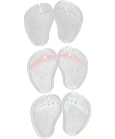FRCOLOR Gel Slipper Pads for Athletes | 9 Pairs Metatarsal Foot Toe Cushion for High Heels & Comfort | Clear Forefoot Insoles - Buy Online on GoSupps.com