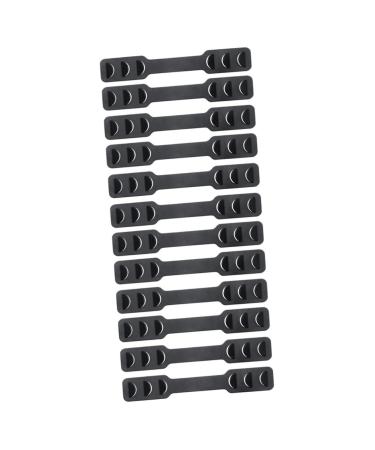 Magiclulu 12 pc hooks to hang up the mask ear cable hook mask hooker ear protection tape mouth protection earrobes ear iron protection extension hook face rope buckle with hook child 14.5*2.6cmx2pcs