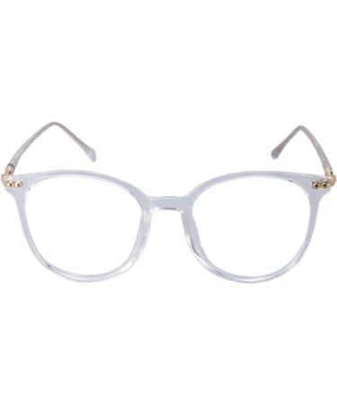 Buy Firmoo Blue Light Blocking Glasses for Men & Women - Oversized Round Clear Computer Glasses to Reduce Eye Strain & Anti-Glare Protection - Buy Online on GoSupps.com