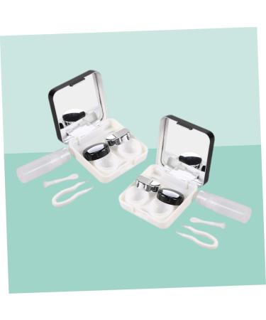 JECOMPRIS Doors Linsen Holder - 2 Cardboard Holders for Sensitive Lens Containers | Colored & Black Contact Lens Cases - Buy Online on GoSupps.com