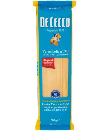  Italian Gourmet E.R. Cecco Pasta 100% Italian Vermicelli No. 170 500g + Pulp Italian Gourmet Pulp 400g Pack of 24 - Buy Online on GoSupps.com