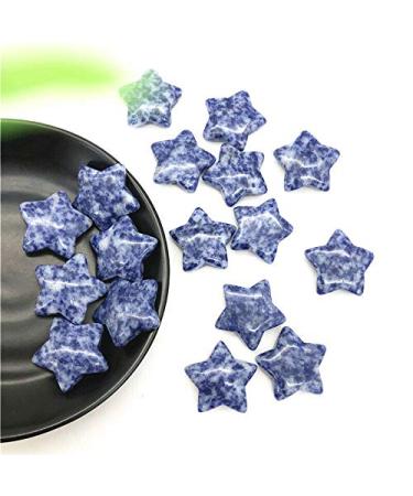 1PC Natural Blue Dot Jasper Star Shaped Crystal Gemstone Stones Decor Crafts Natural Stones and Crystals Stone Mineral Specimen