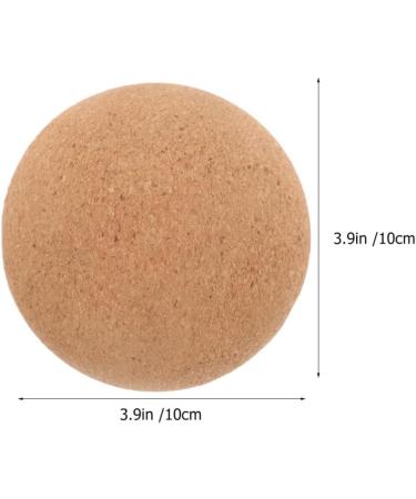 Besportble 10cm Cork Massage Ball - High-Density Deep Tissue Massage Relief for Yoga & Trigger Points - Buy Online on GoSupps.com
