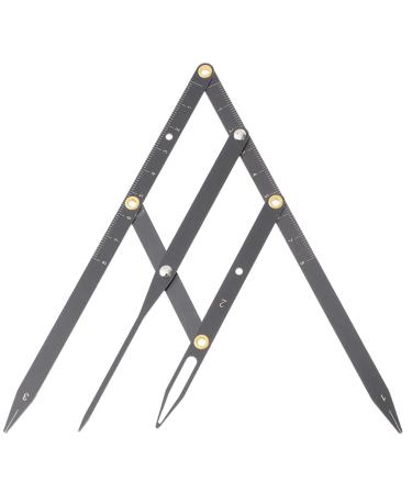 Beavorty Eyebrow Scale Eyebrow Stencil Makeup Ratio Eyebrow Measure Tool Eyebrow Shaping Kit for Women