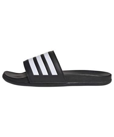 adidas Unisex Adilette Comfort Slides 44.5 EU Core Black Cloud White Core Black