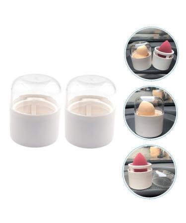 FRCOLOR 8 Pcs Beauty Egg Holder Portable Cotton Pad Case & Makeup Sponge Stand for Travel | Esponjas Para Maquillaje - Buy Online on GoSupps.com