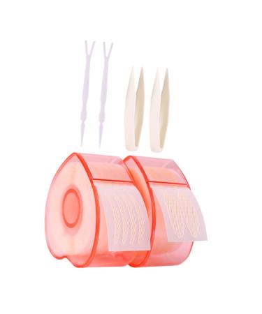 Angoily 2 Roll Lace Double Eyelid Sticker Stickers Double Sided Eyelid Tape Eyelid Tape Strip Stereotypes