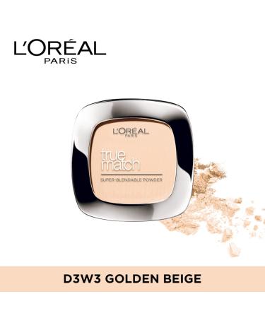 L'Oreal Paris True Match Powder in Golden Beige - 9g - Buy Online on GoSupps.com