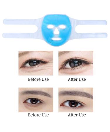 Salmue Reusable Hot Cold Therapy Face Mask for Fatigue Relief - Reduce Puffy Eyes, Dark Circles, Migraines & Stress - Buy Online on GoSupps.com