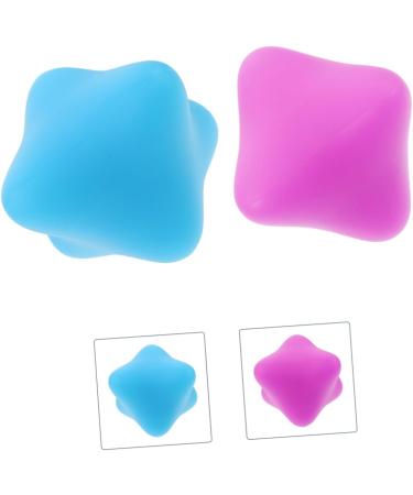 Buy ToddMomy Physical Balls - Hexagon Handle Hand Massager | 2-Piece Back & Stress Relief Massage Device for Hand Exercise & Relaxation - Buy Online on GoSupps.com