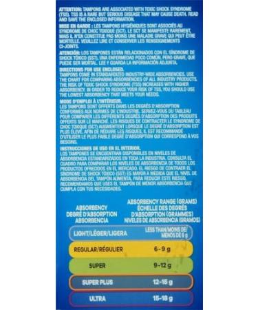 Tampax Pearl Tampons Multipack Regular/Super Absorbency with Leakguard Braid Unscented 34 Count Unscented 34 Count (Pack of 1) - Buy Online on GoSupps.com