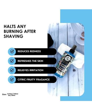 Rolda Urban After Shave Tonic Cologne Spray For Men - Post Shave Tonic Calms Irritation Helps Heal & Clean Shaved Areas Refreshing Masculine Fragrance (14.54oz | 430ml) - Buy Online on GoSupps.com