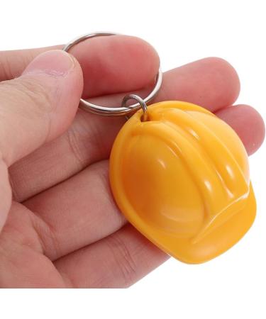 IMIKEYA Construction Hat Keychain 6pcs Mini Helmet Key Rings Safety Helmets Hard Hats Pendant Charms Construction Party Favors Yellow - Buy Online on GoSupps.com