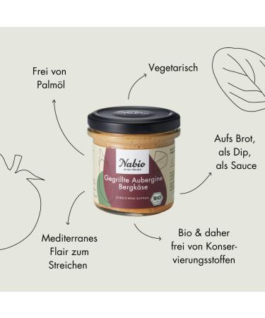 Buy Nabio Mediterranean Spreads & Dips | Vegan & Vegetarian | 6 x 135g | International Shipping - Buy Online on GoSupps.com