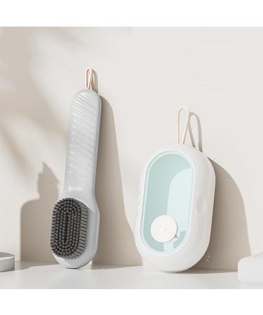 2 in 1 Multifunction Cleaning Brush New Injectable Multifunction Cleaning Brush Cleaning Brush with Soap Dispenser Shoe Washing Tool (Blue set) - Buy Online on GoSupps.com