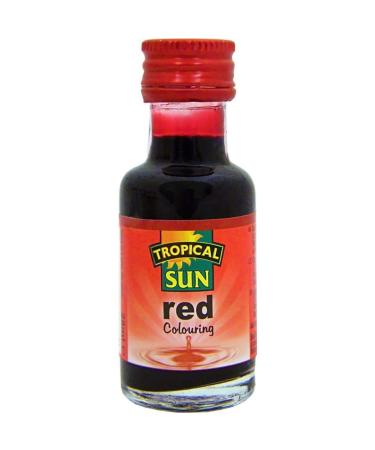 2 x Tropical Sun Food Colour Red 12 x 28ml
