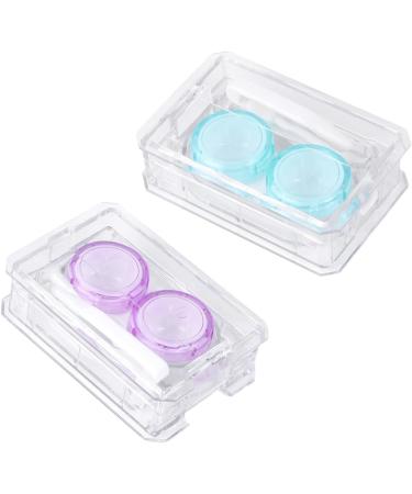 Buy Homsfou 4-Piece Mini Contact Lens Travel Case - Safe & Stylish Containers for Colored Lenses - International Shipping Available - Buy Online on GoSupps.com