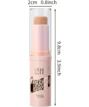 Waterproof Concealer Stick | Natural High-Gloss for Face - Long-Lasting Makeup Supplies for Birthdays Halloween Pochy 02 - Buy Online on GoSupps.com