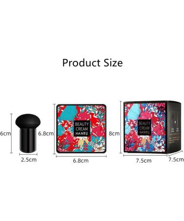 Natural Color Mushroom Head Air Cushion BB Cream Concealer Lasting Nude Makeup Moisturizing Brightening Pigment CC Liquid Foundation Even Skin Tone Makeup Base - Buy Online on GoSupps.com