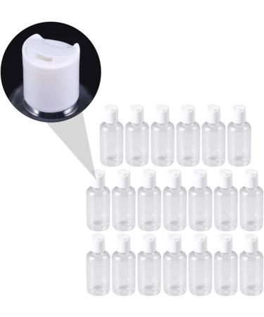 Lurrose 20-Piece Travel Bottle Set | Empty 50ml Cosmetic Bottles for Shampoo Lotion & Toiletries | Perfect for Travel & Camping - Buy Online on GoSupps.com