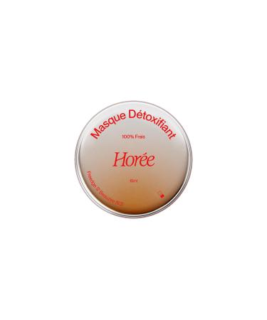 HOR E - Masque D toxifiant - Soins du Visage - Purifie & R quilibre - 100% Frais & d'Origine Naturelle - Vegan - Peaux Mixtes Grasses - 15 ml