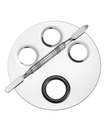 1 Set Palette Make-up Color Mixing Plate Manicure Art Kit Manicure Color Mixing Tray Manicure Color Mixing Plate Manicure Art Tool Nail Color Mixing Tray