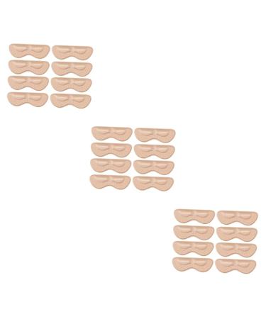 FRCOLOR 3 Sets 4 Pairs Anti-wear Back Stickers Heel Grip Inserts Lighters for - Adhesive Heel Inserts Back Heel Inserts Self- Adhesive Shoe Insoles Heel Cushions Sponge Heel Pad