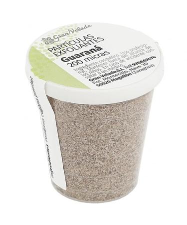 GRAN VELADA Guarana Exfoliating Particles 200 Micron for Oily Skin | Astringent and Seborregulating Action | Ideal for Acne Face Scrub | 100cc