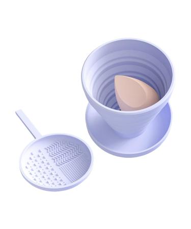 Hugsweet Makeup Brush Cleaner Mat Stable and Flexible Cleaner Mat - Decorative Reusable Cleaning Tool for Makeup Supplies